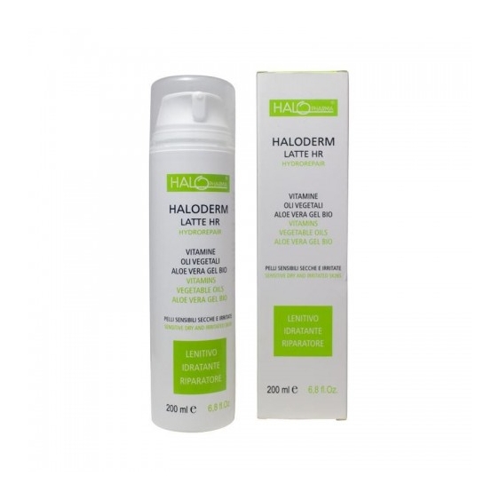 Halo Pharma Haloderm Latte Hr Hydrorepair Latte Lenitivo Idratante E Riparatore 200 Ml