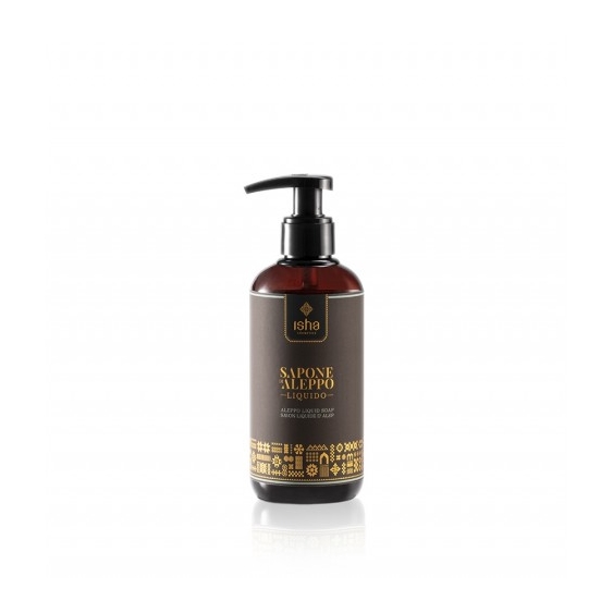 Isha Sapone Di Aleppo Liquido 25% Olio Di Alloro 250 Ml