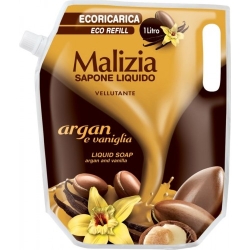 Malizia Sapone Liquido Argan E Vaniglia Ecoricarica 1L