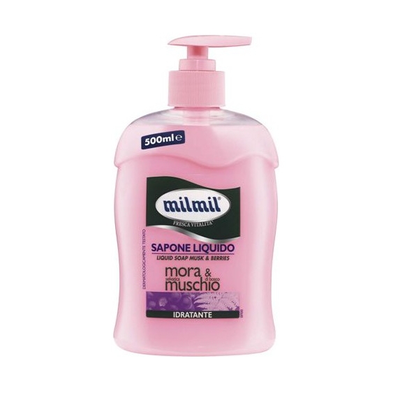 Mil Mil Sapone Liquido Idratante Mora & Muschio 500 Ml