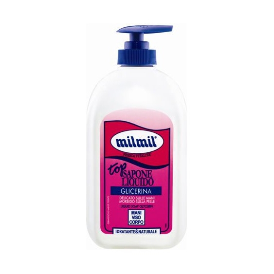 Mil Mil Sapone Liquido Glicerina Delicato E Idratante Per Mani Viso Corpo 500 Ml