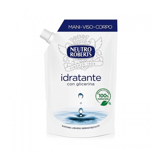 Neutro Roberts Idratante Con Glicerina Ricarica Per Sapone Liquido 400 Ml