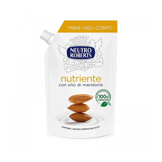 Neutro Roberts Nutriente Con Olio Di Mandorle Ricarica Per Sapone Liquido 400 Ml