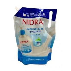 Nidra Saponelatte Idratante Liquido Eco Ricarica 1 Lt