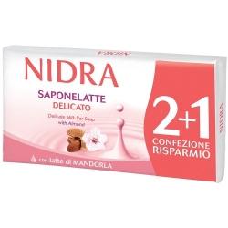 Nidra Saponelatte Delicato 3 Saponette