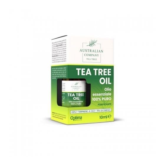 Optima Naturals Tea Tree Oil Olio Essenziale 100% Puro 10 Ml