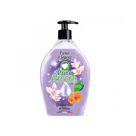 Puro Amore Orchidea E Fiori Di Hibiscus Crema Di Sapone 750 Ml