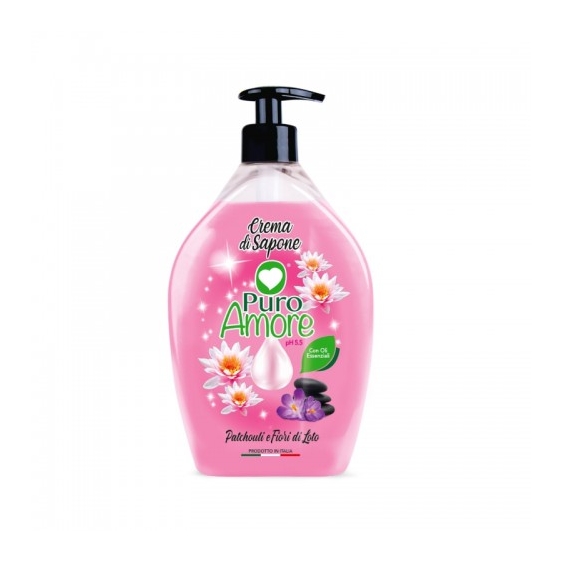 Puro Amore Patchouli E Fiori Di Loto Crema Di Sapone 750 Ml