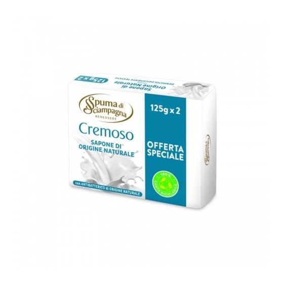 Spuma Di Sciampagna Cremoso 2 Saponette Da 125 G