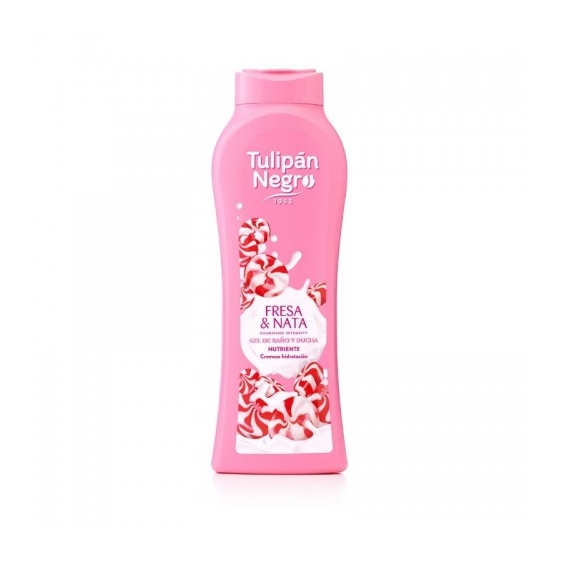 Tulipan Negro Gourmand Intensity Fresa & Nata Gel Da Bagno Idratante 650 Ml