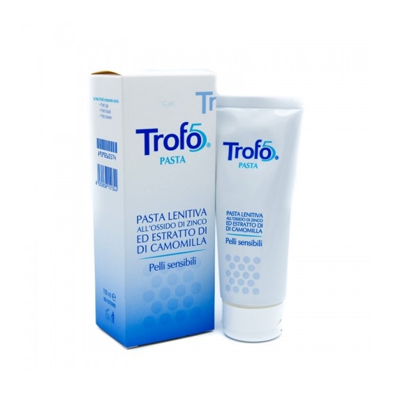 Uniderm Farmaceutici Trofo 5 Pasta All'Ossido Di Zinco Per Pelli Sensibili 100 Ml