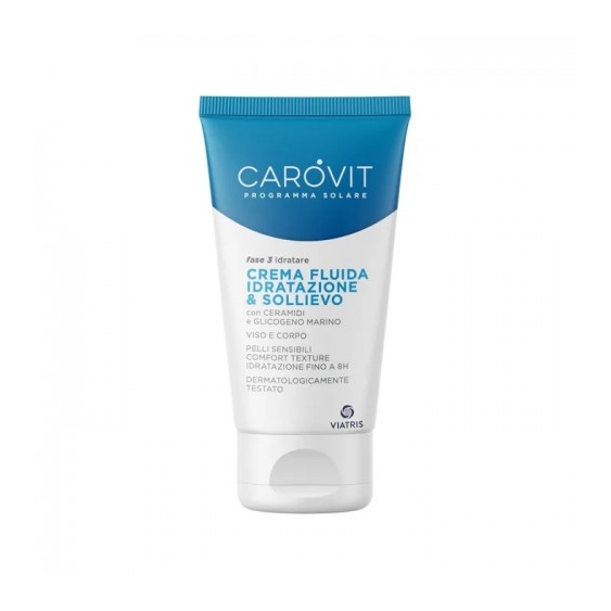Viatris Carovit Programma Solare Crema Fluida Idratazione & Sollievo 150 Ml