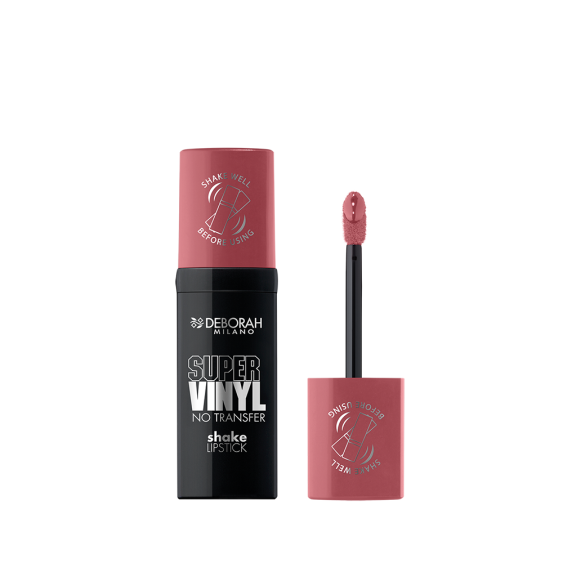 Deborah Super Vinyl No Transfer Shake Lipstick - 01 Rose