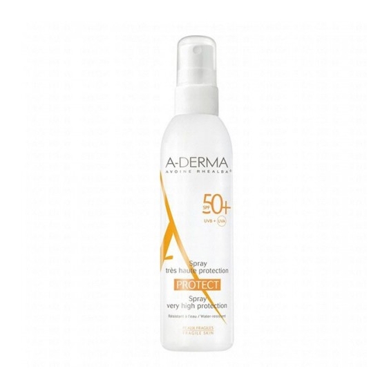 Aderma Protect Spray Protezione Molto Alta Spf50+ 200 Ml