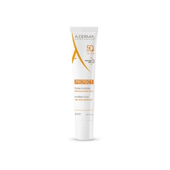 Aderma A-D Protect Spf50+ Fluido Invisibile 40 Ml