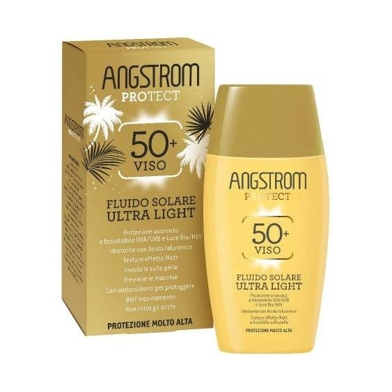 Angstrom Spf50+ Fluido Solare Ultra Light 40 Ml