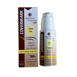 Covermark Rayblock Body Plus Milk Spf50+ Protezione Solare 100 Ml Deep Tan
