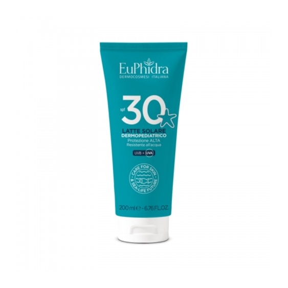 Euphidra Latte Solare Dermopediatrico Spf30 Protezione Solare Bimbi 200 Ml