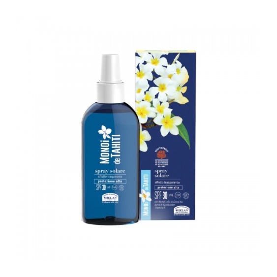 Helan Monoi De Tahiti Spf30 Spray Solare Trasparente 150 Ml