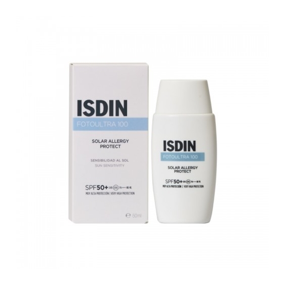 Isdin Fotoultra 100 Solar Allergy Protect Spf50+ Fotoprotettore Viso 50 Ml