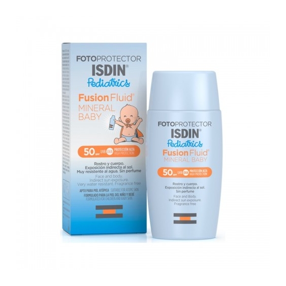 Isdin Fotoprotector Pediatrics Fluid Mineral Baby Spf50 Protezione Solare 50 Ml