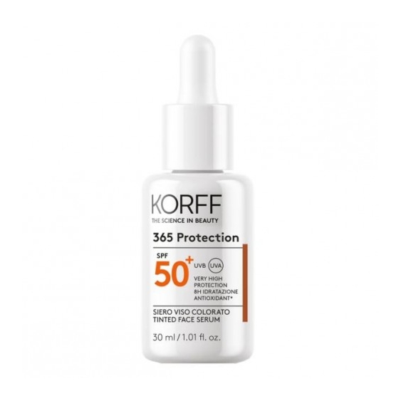 Korff 365 Protection Spf50+ Siero Viso Protettivo Colorato 50 Ml