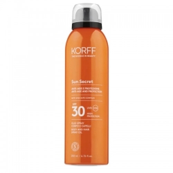 Korff Sun Secret Spf30 Olio Spray Corpo E Capelli 200 Ml