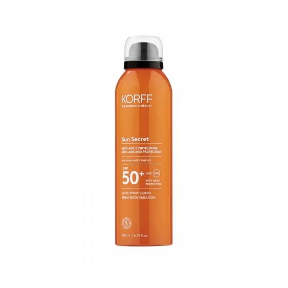 Korff Sun Secret Spf50+ Latte Corpo Spray 200 Ml