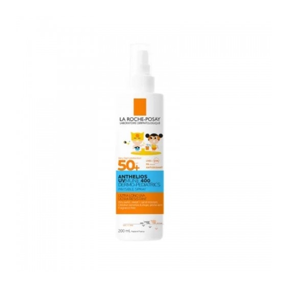 La Roche Posay Anthelios Uvmune 400 Dermo-Pediatrics Spf50+ - Spray Invisibile Bimbi 200 Ml