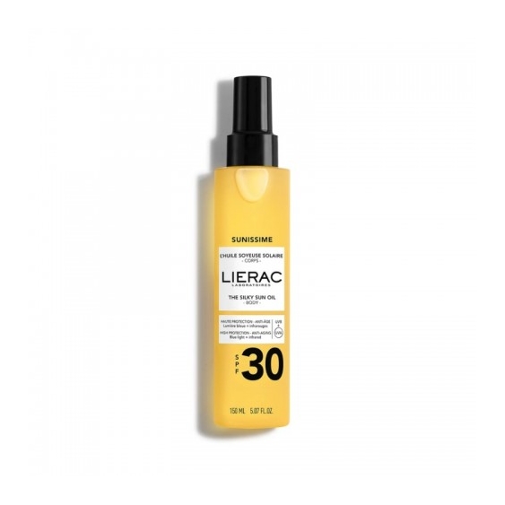 Lierac Sunissime Spf30 Olio Solare Setoso 150 Ml