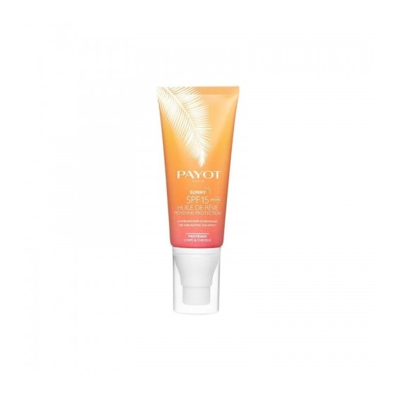 Payot Sunny Huile De Rêve Spf15 Olio Secco Corpo E Capelli 100 Ml