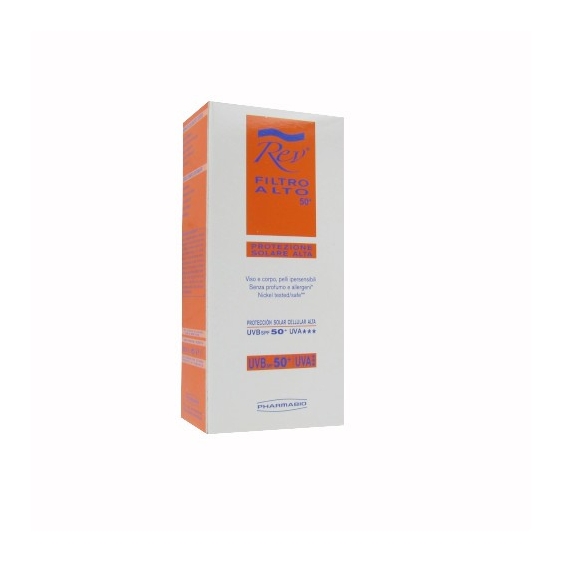 Rev Pharmabio Rev Filtro Alto Crema Solare Spf50 100 Ml