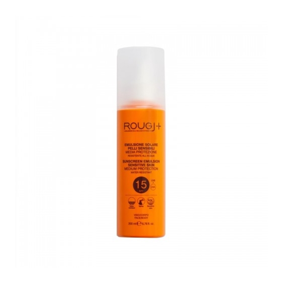 Rougj Protezione Solare Spf15 Per Pelli Sensibili 200 Ml