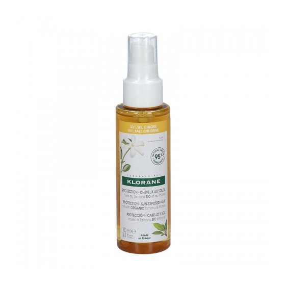 Klorane Olio Al Tamanu Bio E Monoi Protezione Solare Spray Per I Capelli 100 Ml