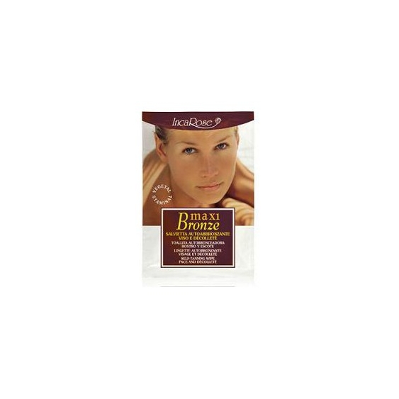 Incarose Salvietta Autoabbronzante Viso E Décolleté Maxi Bronze