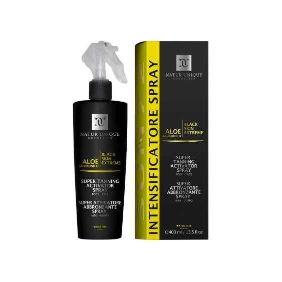 Natur Unique Black Skin Extreme Super Attivatore Abbronzante 400 Ml Spray
