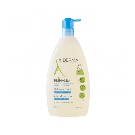 Aderma Primalba Gel Lavante Corpo E Capelli 750 Ml