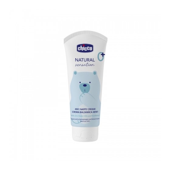 Chicco Natural Sensation 4In1 Nappy Cream Pasta Lenitiva 100 Ml