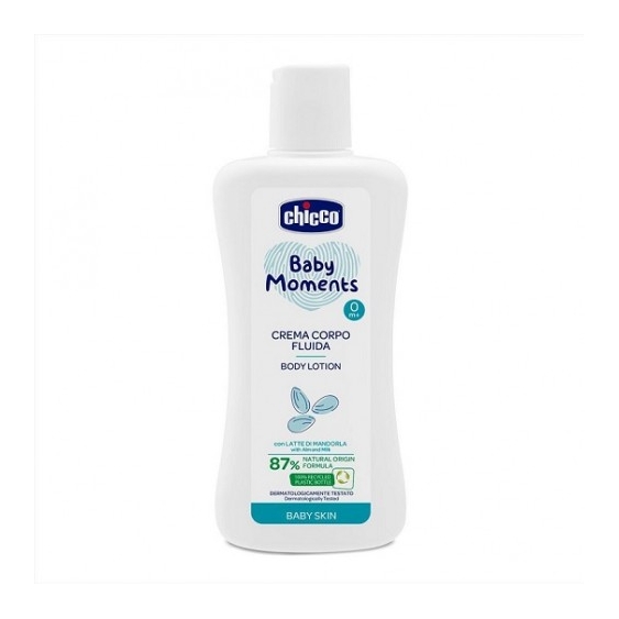 Chicco Baby Moments Crema Corpo Fluida 200 Ml