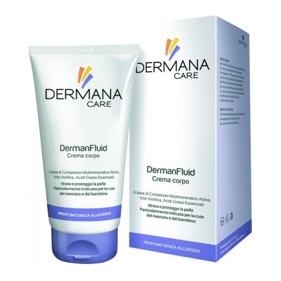 Dermana Dermanfluid Crema Idratante E Lenitiva Per Il Corpo Dei Bambini 50 Ml