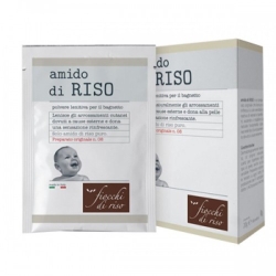 Fiocchi Di Riso Amido Di Riso Polvere Lenitiva Per Il Bagnetto 100 G