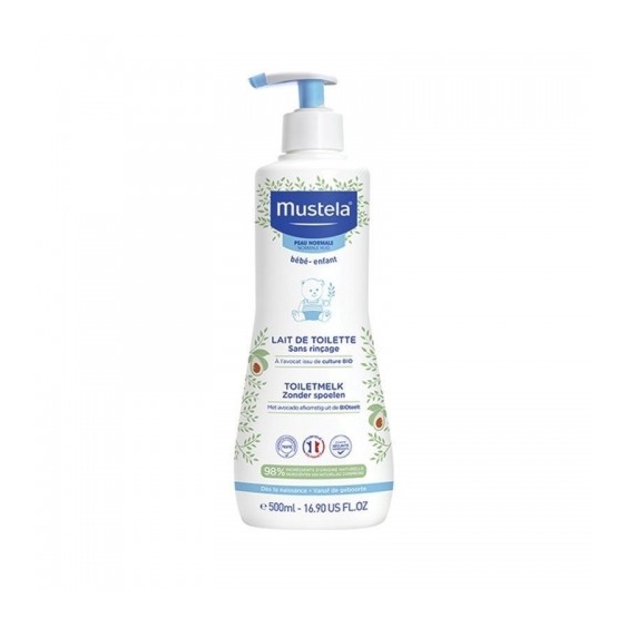 Mustela Lait De Toilette Latte Detergente Per La Pelle Del Bambino 500 Ml