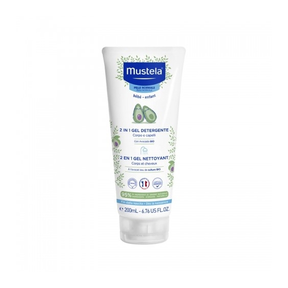 Mustela 2 In 1 Gel Detergente 200 Ml