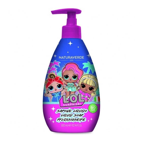 Naturaverde Sapone Liquido Per Bambini Con Decorazioni Lol Surprise 300 Ml