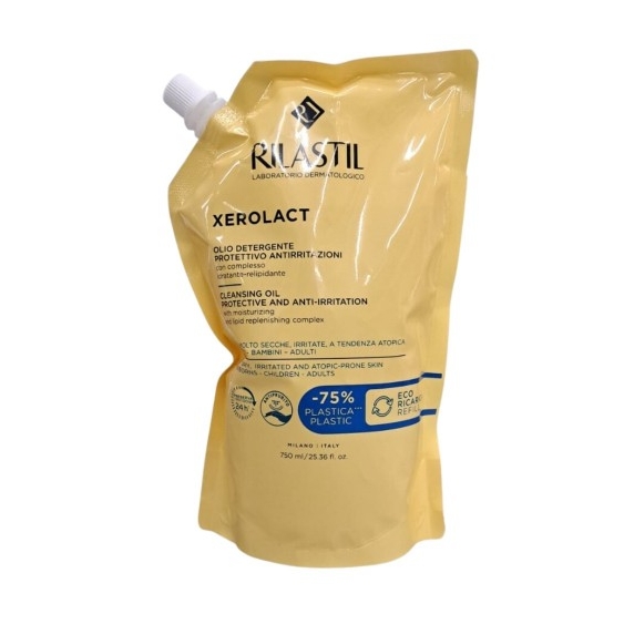 Rilastil Xerolact Olio Detergente Ricarica 750 Ml