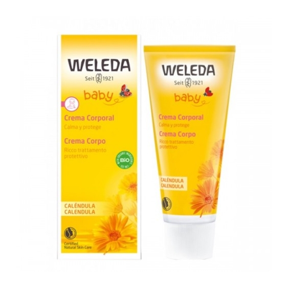 Weleda Calendula Baby Crema Corpo Per La Pelle Dei Neonati 75 Ml