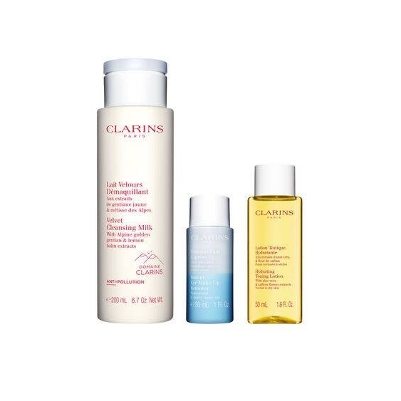 Clarins Essenziali Detersione Idratante Routine Per Pelli Secche E Normali