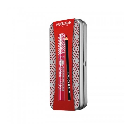 Deborah Kit Latta N.05 Mascara Like A Pro Acido Ialuronico + Matita Occhi 24H