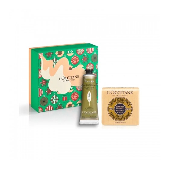 L'Occitane Box Scoperta Verbena Crema Mani 30 Ml + Sapone Solido 50 G