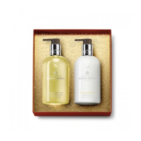 Molton Brown Cofanetto Orange & Bergamot Sapone Mani 300 Ml + Lozione Mani 300 Ml